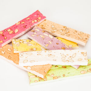 Barre assortiment 4 parfums 100g (framboise, chocolat, caramel, pistache)