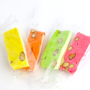 Barres assortiment aromatisé 20g (framboise, orange, pistache, citron)
