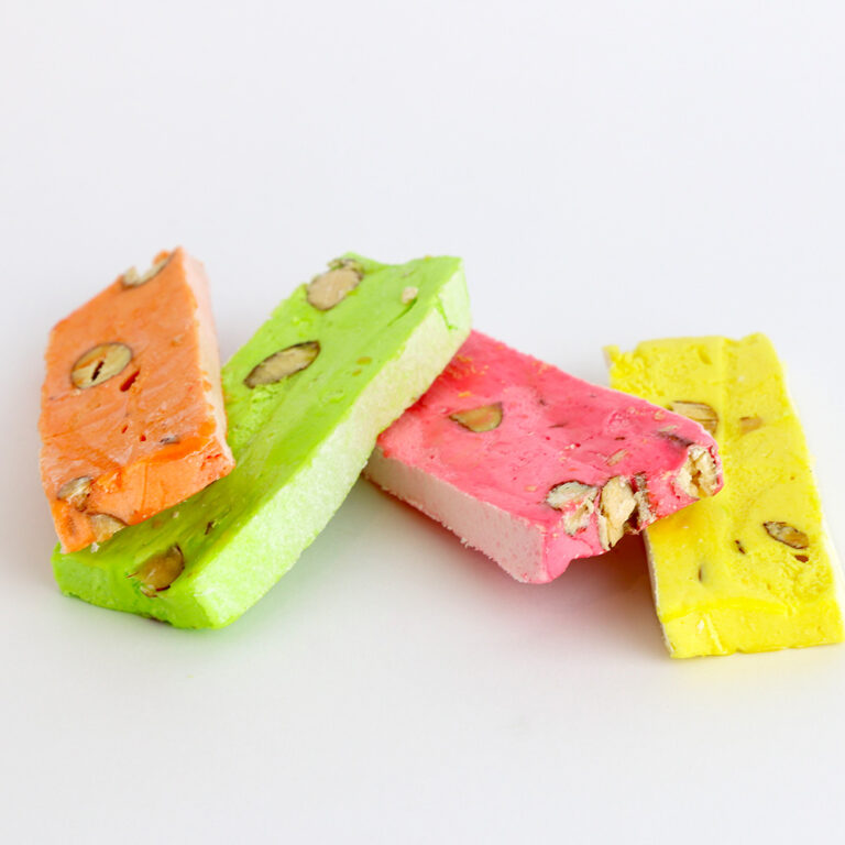 Barres assortiment aromatisé 20g (framboise, orange, pistache, citron)