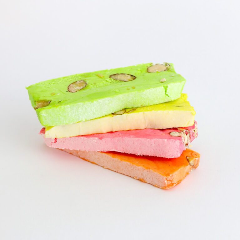 Barres assortiment aromatisé 20g (framboise, orange, pistache, citron)